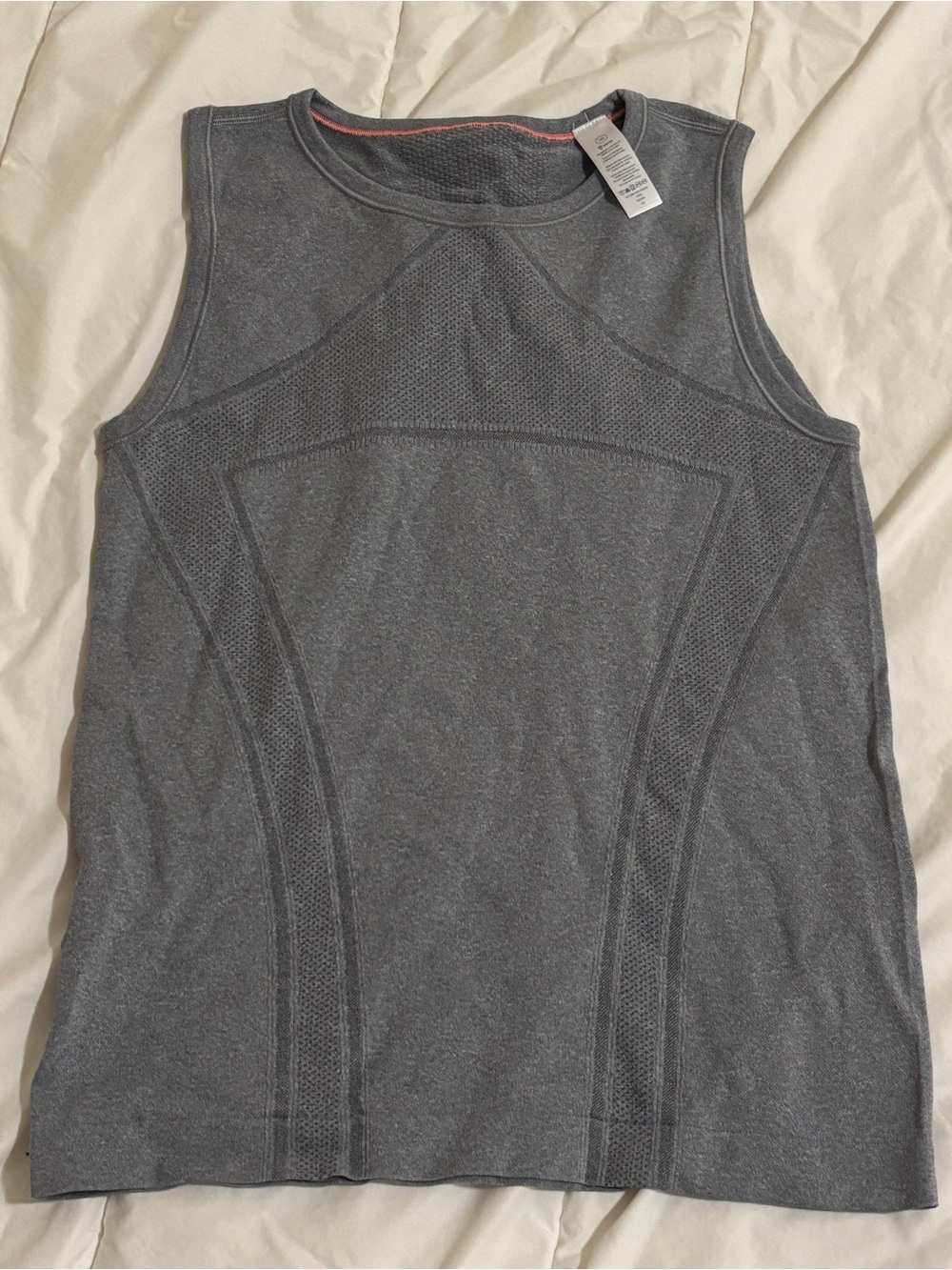 Ivivva gray active tank top with mesh paneling, girls size 10 #activewear #mesh